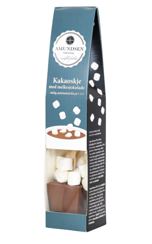 Kakaopinne med melkesjokolade og marsmallows