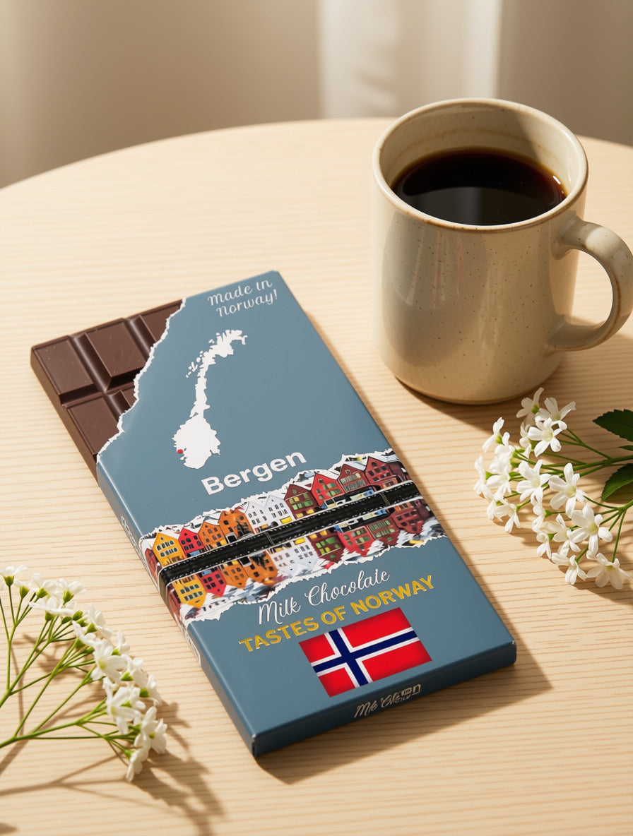 Bergen - melkesjokolade