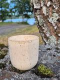 Kopp Fugleegg beige "Preg keramikk"